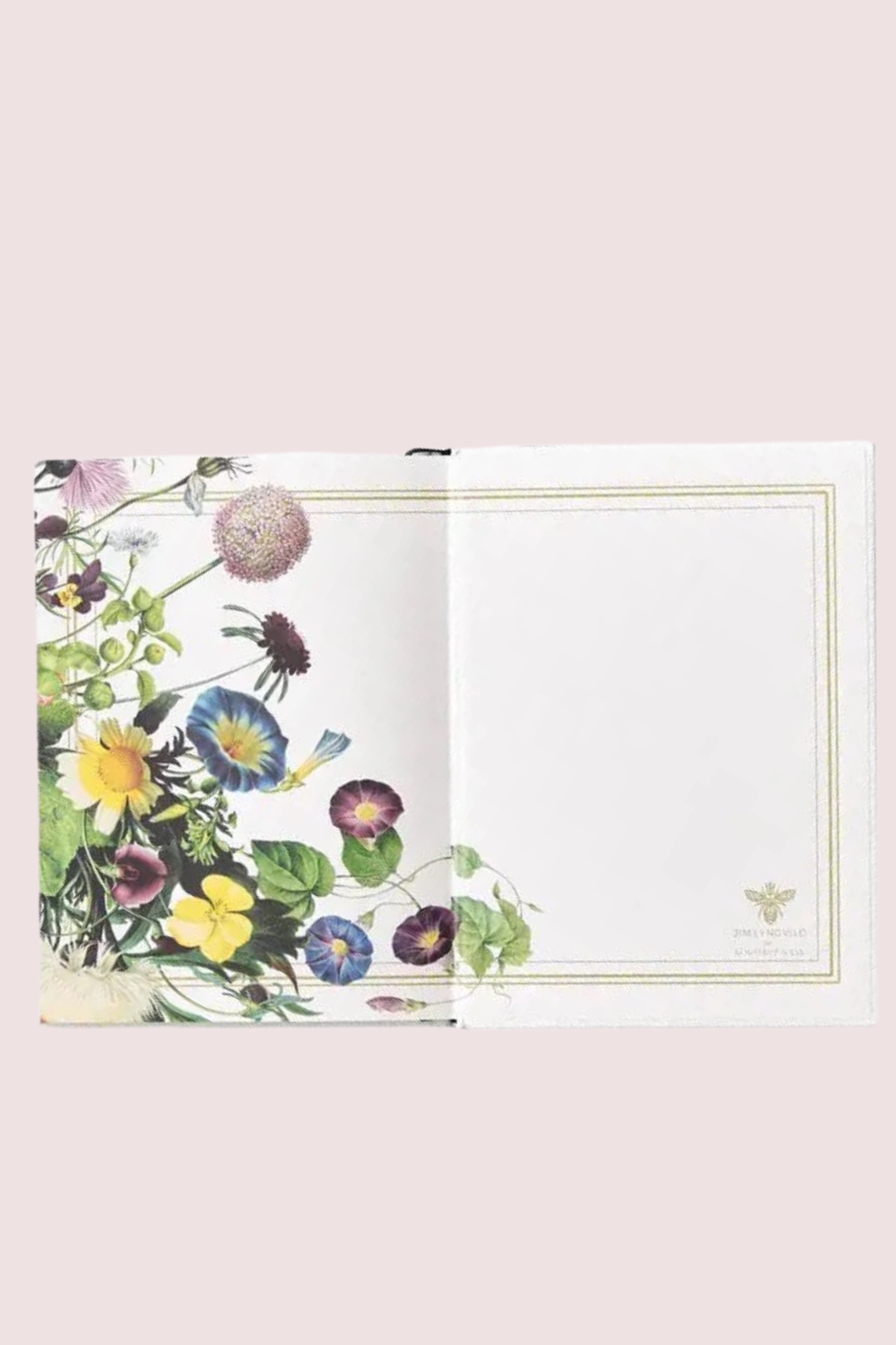 Kovakantinen muistikirja Flower Garden