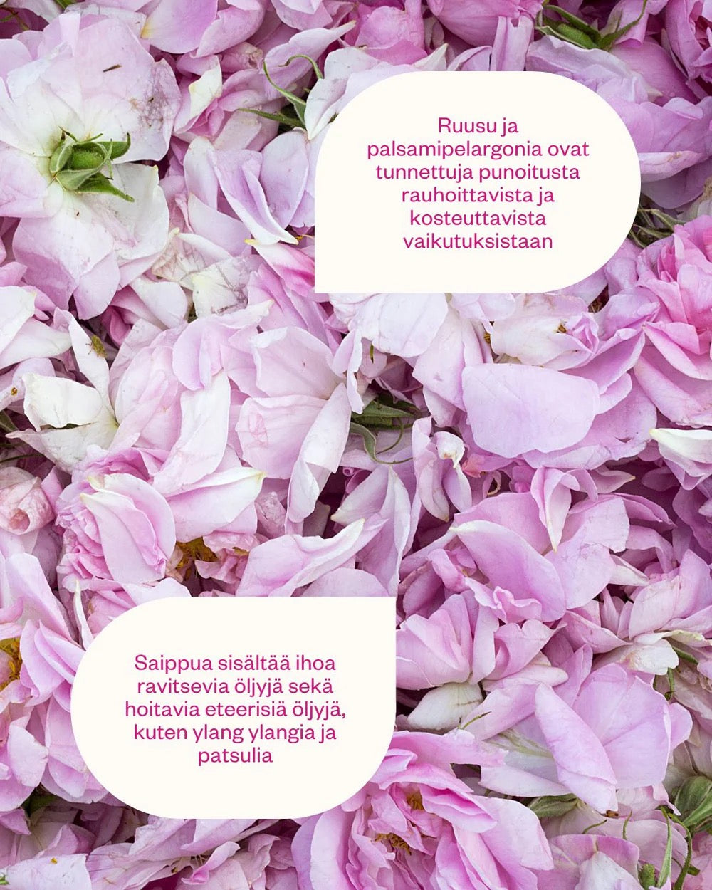 Rose & Geranium -palasaippua