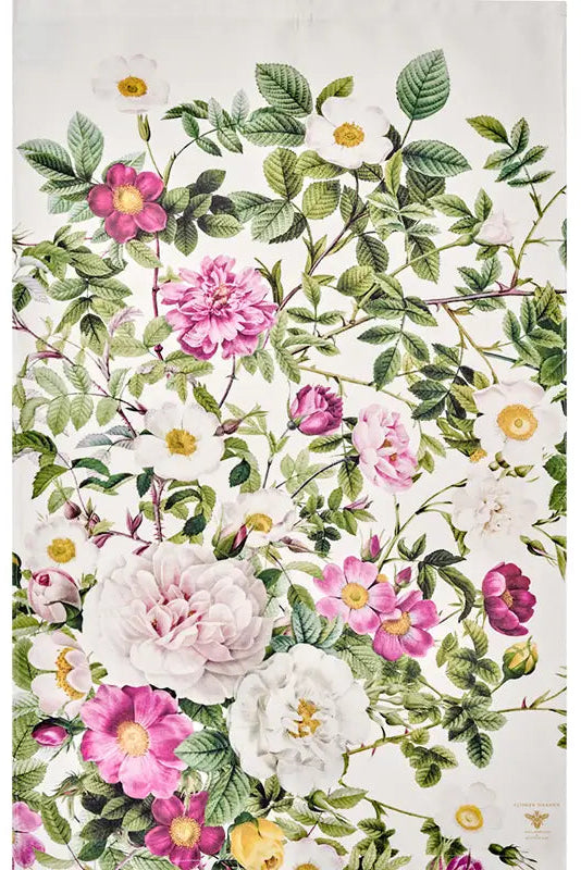 Luomupuuvillainen Keittiöpyyhe Rose Garden