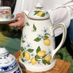 Posliinitermoskannu Sicilian Lemon, Sitruunakuvio