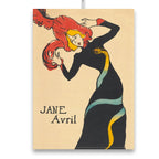 Keittiöpyyhe, Toulouse-Lautrec, Jane Avril