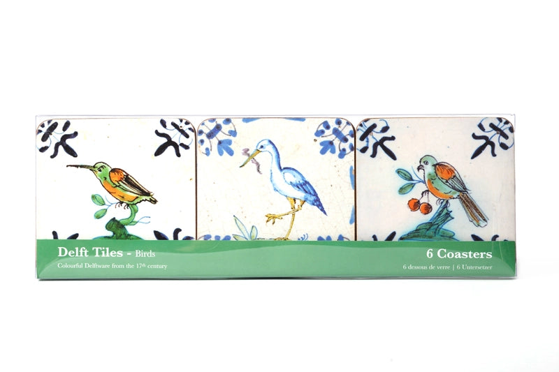 Lasinaluset Delft Blue Tiles, Linnut