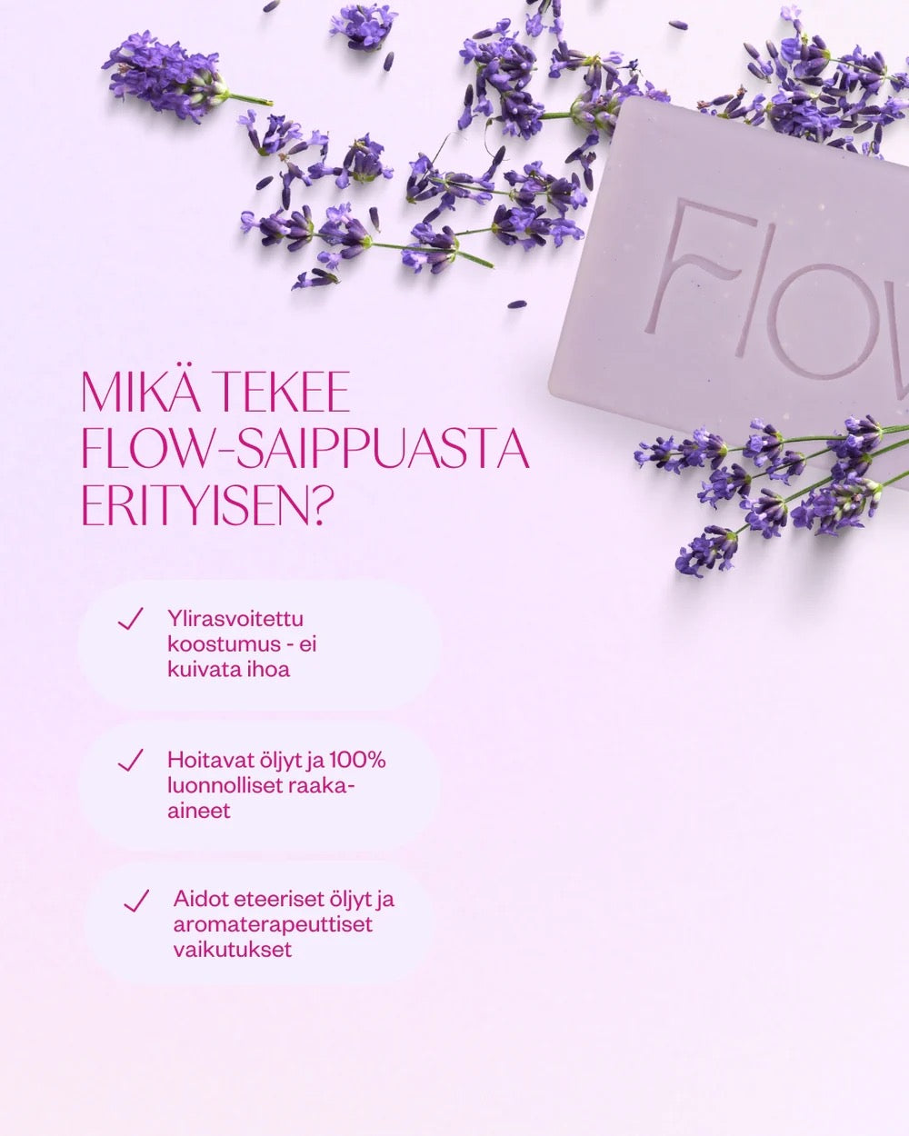 Lavender -palasaippua