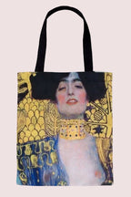 Cotton Tote Bag Luxe, Gustav Klimt, Judith