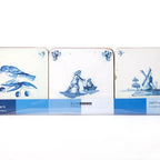 Lasinaluset Delf Blue laatat, 6 kpl