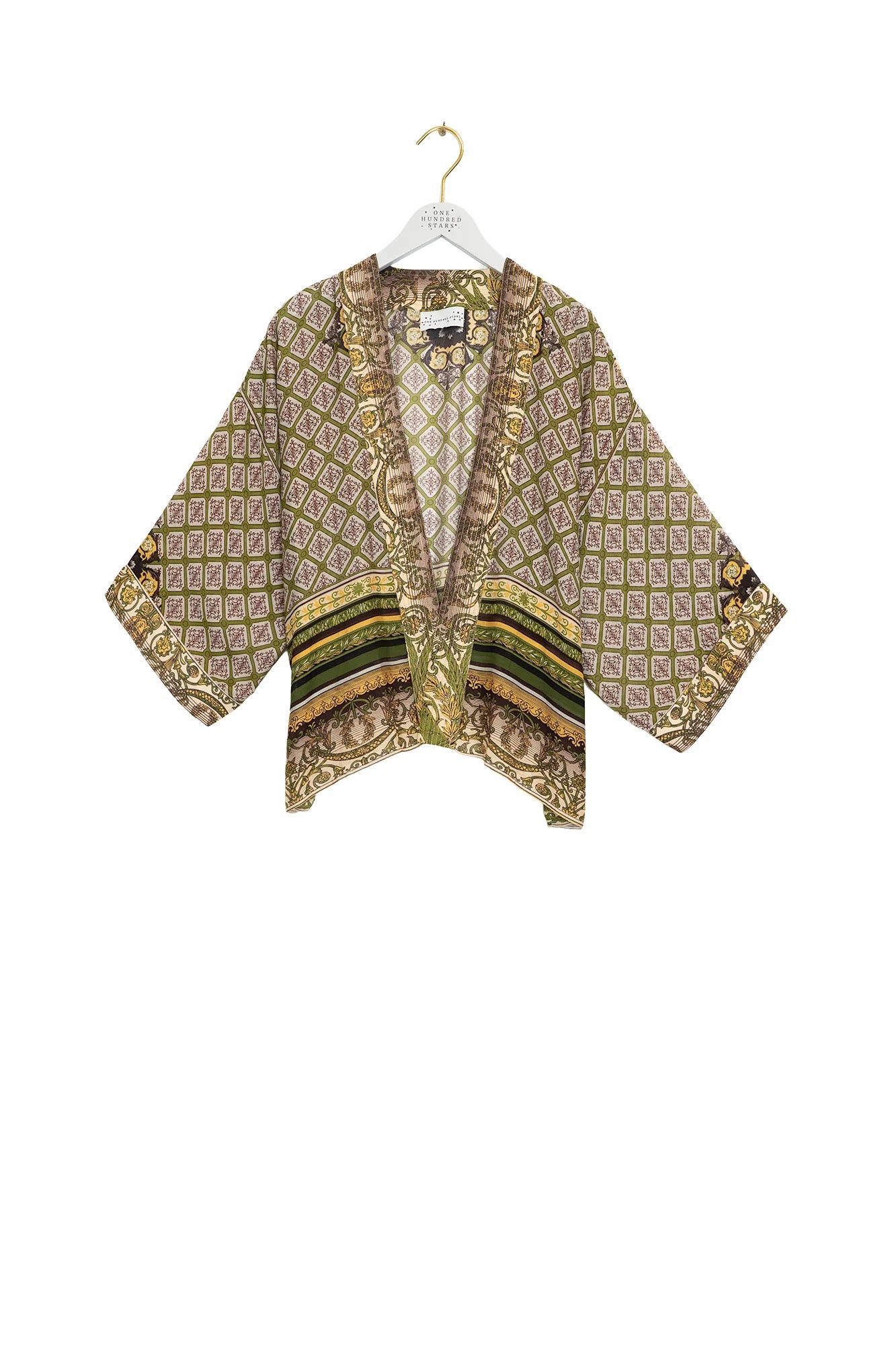 Amulet Green Mini Kimono