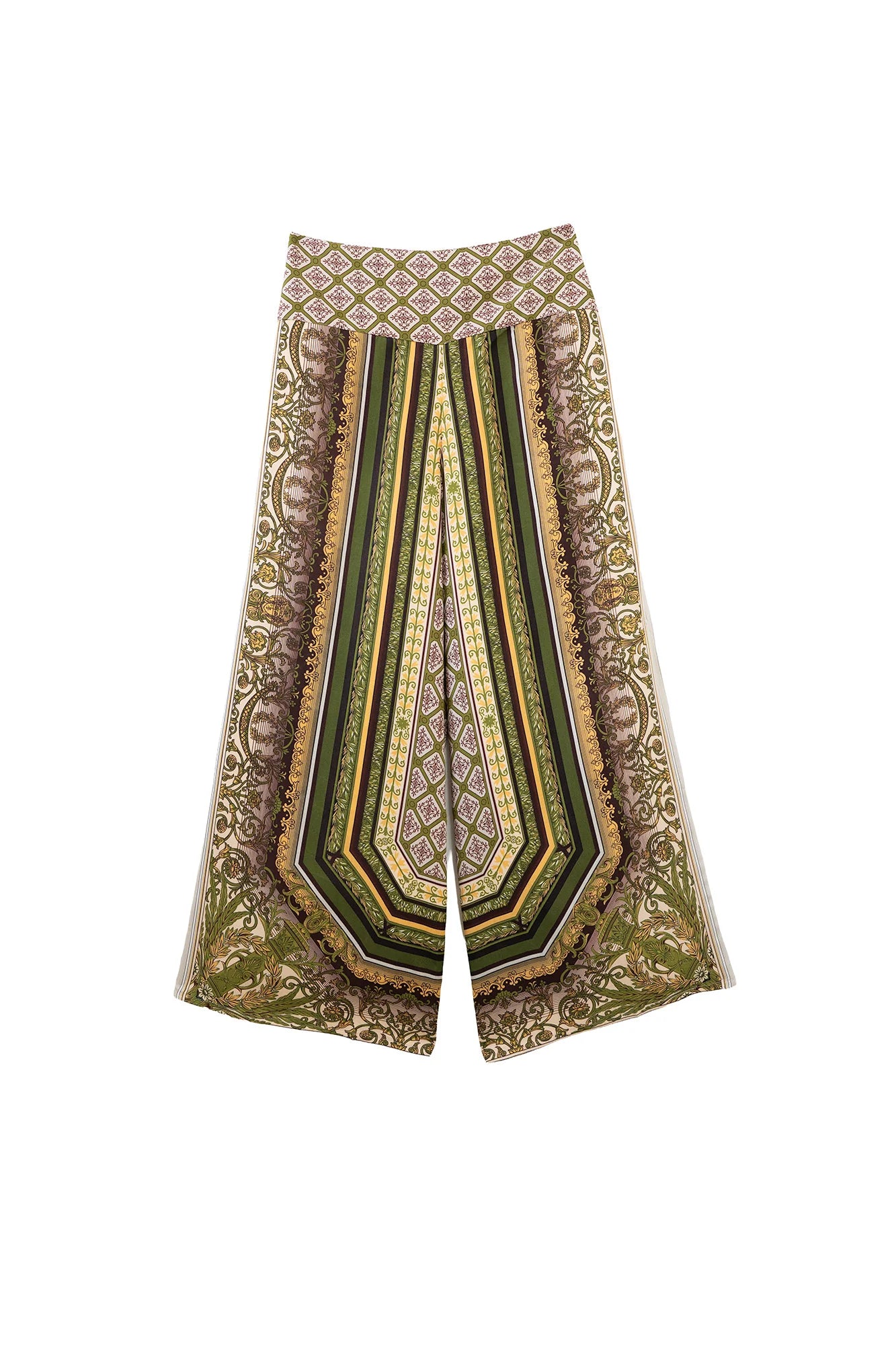 Palazzo Pants, Amulet Green