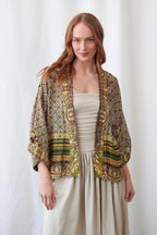 Amulet Green Mini Kimono
