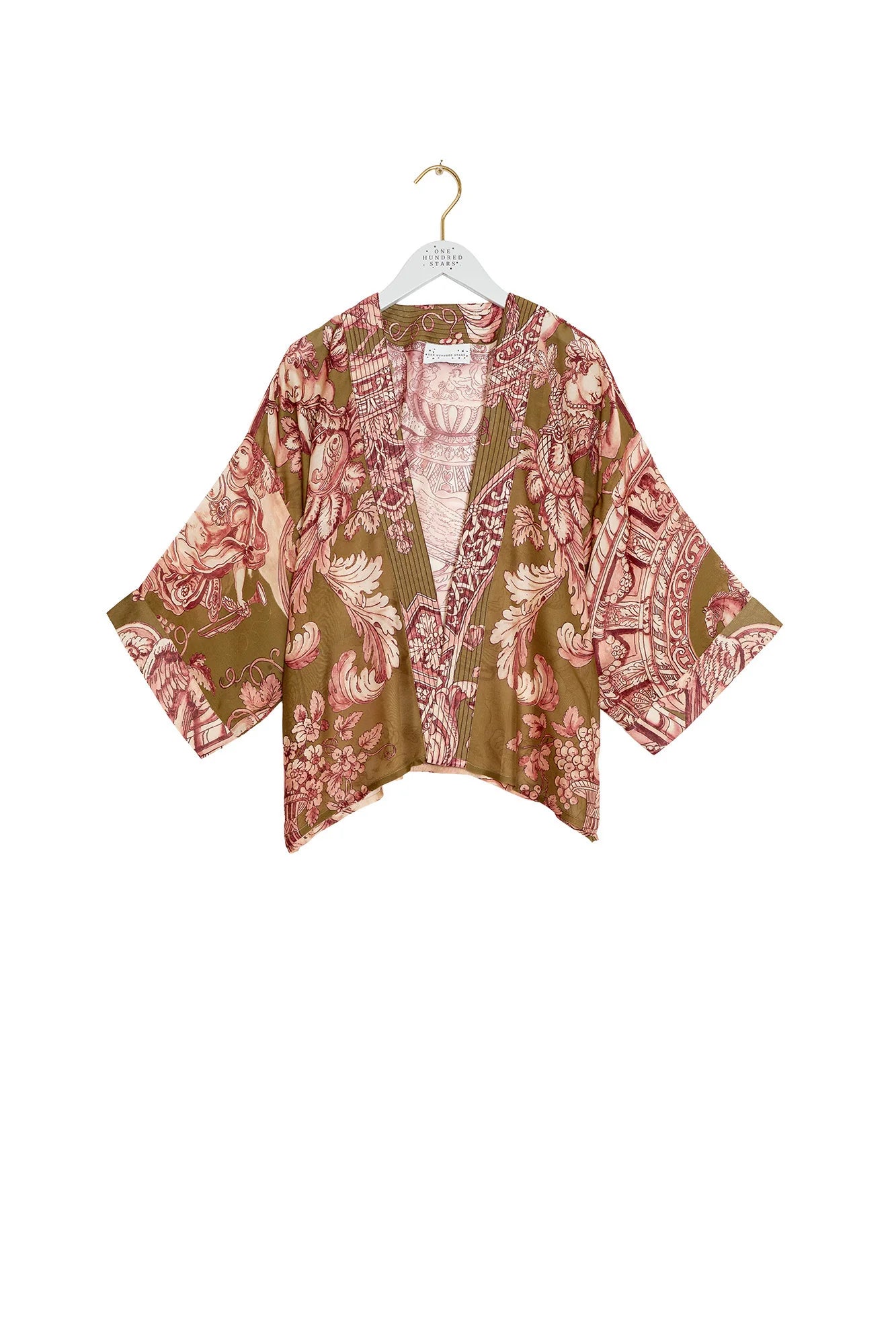 Angels Olive Mini Kimono