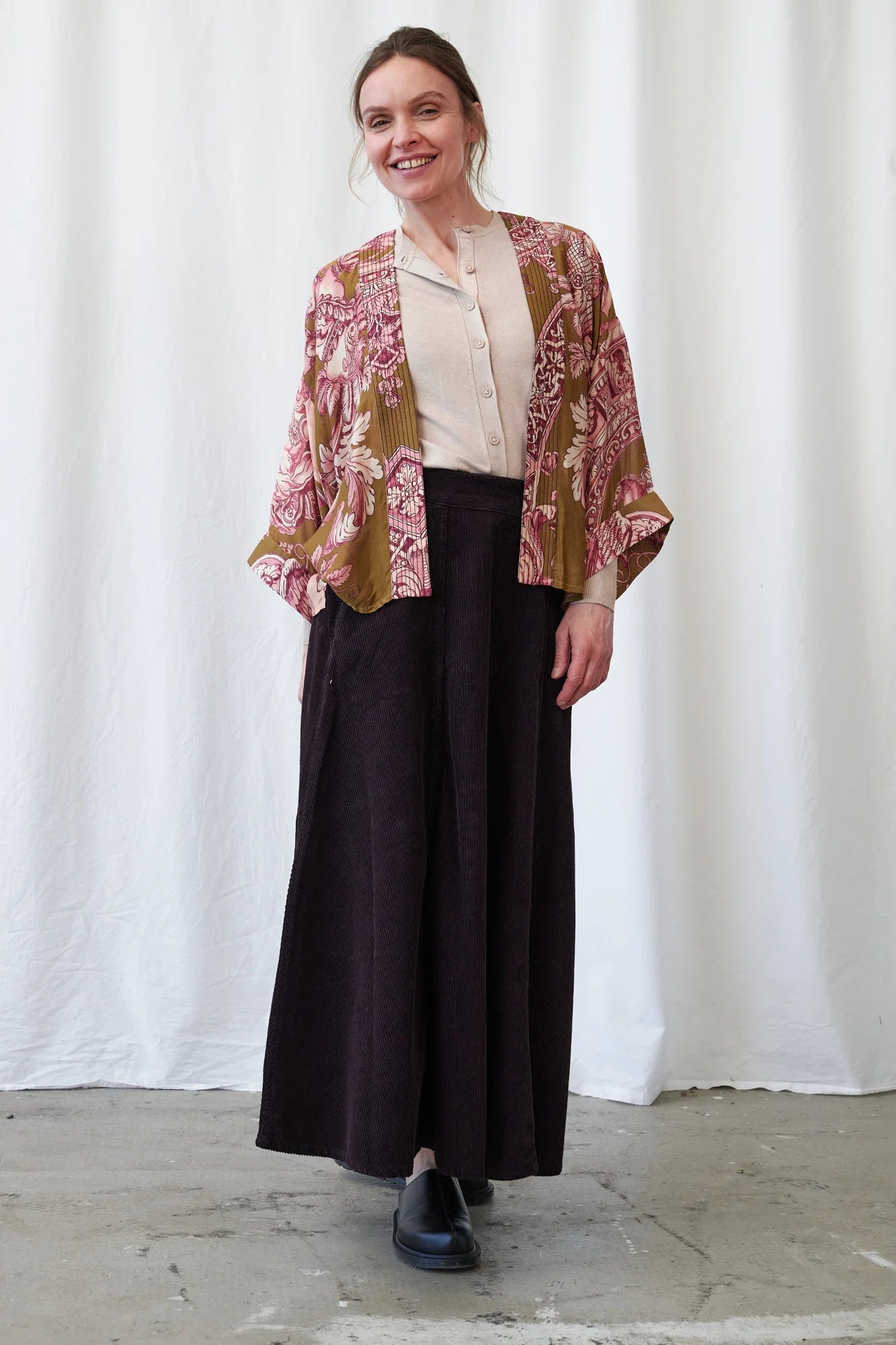 Angels Olive Mini Kimono
