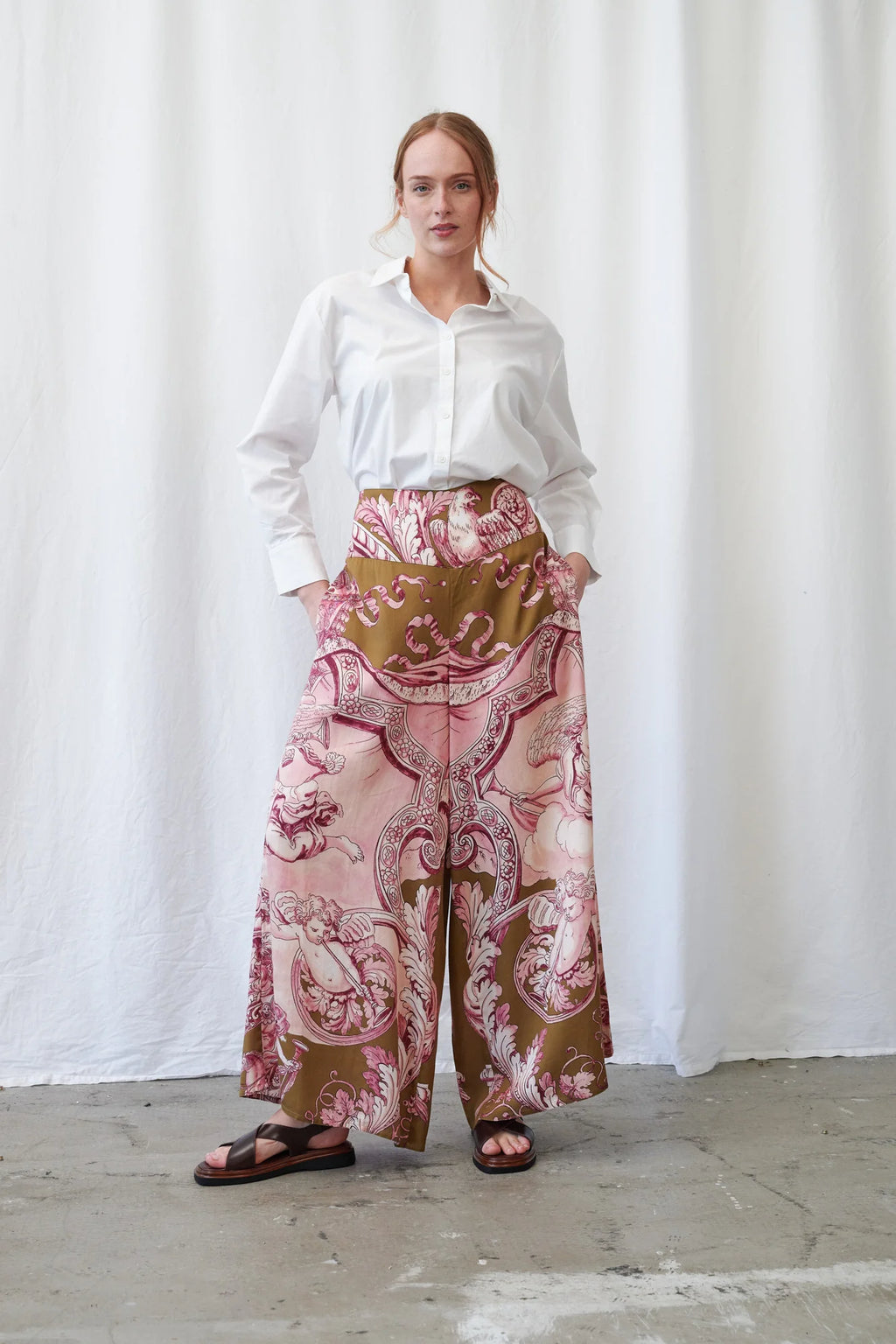 Palazzo Pants, Angels Olive