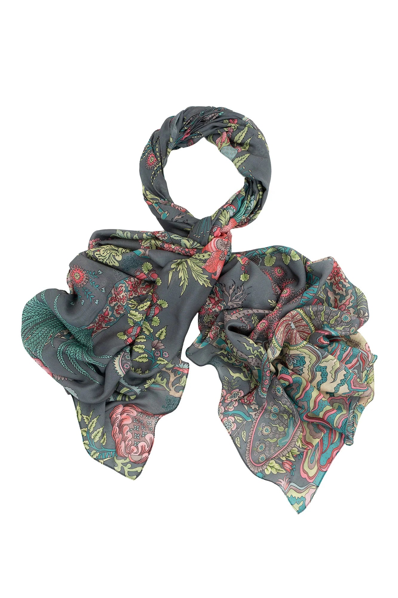 Huivi, Boho Garden Grey
