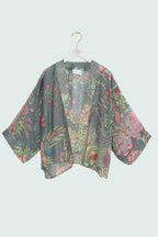 Mini Kimono, Boho Garden Grey