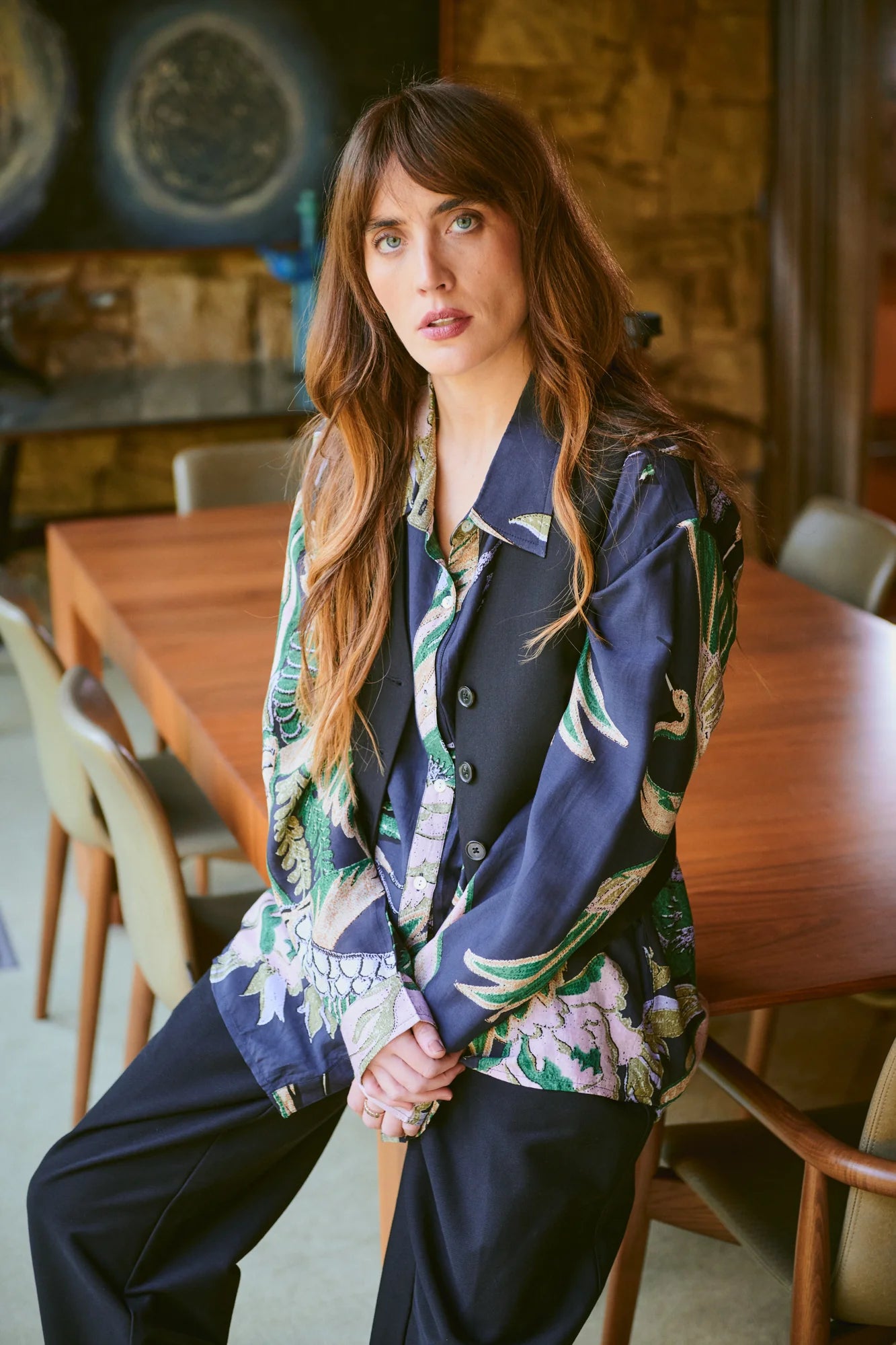 Oversized Shirt, Crane Emerald