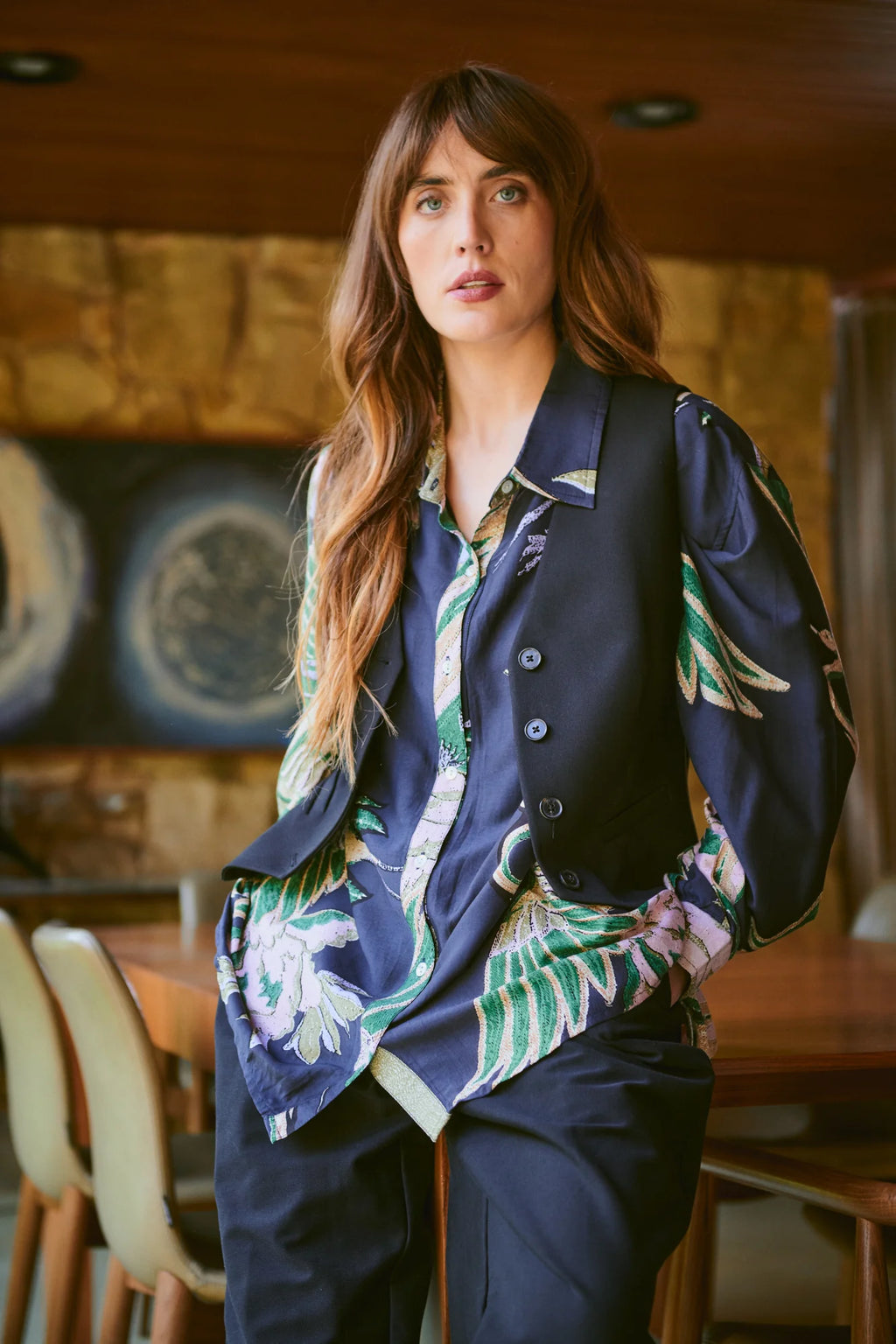 Oversized Shirt, Crane Emerald