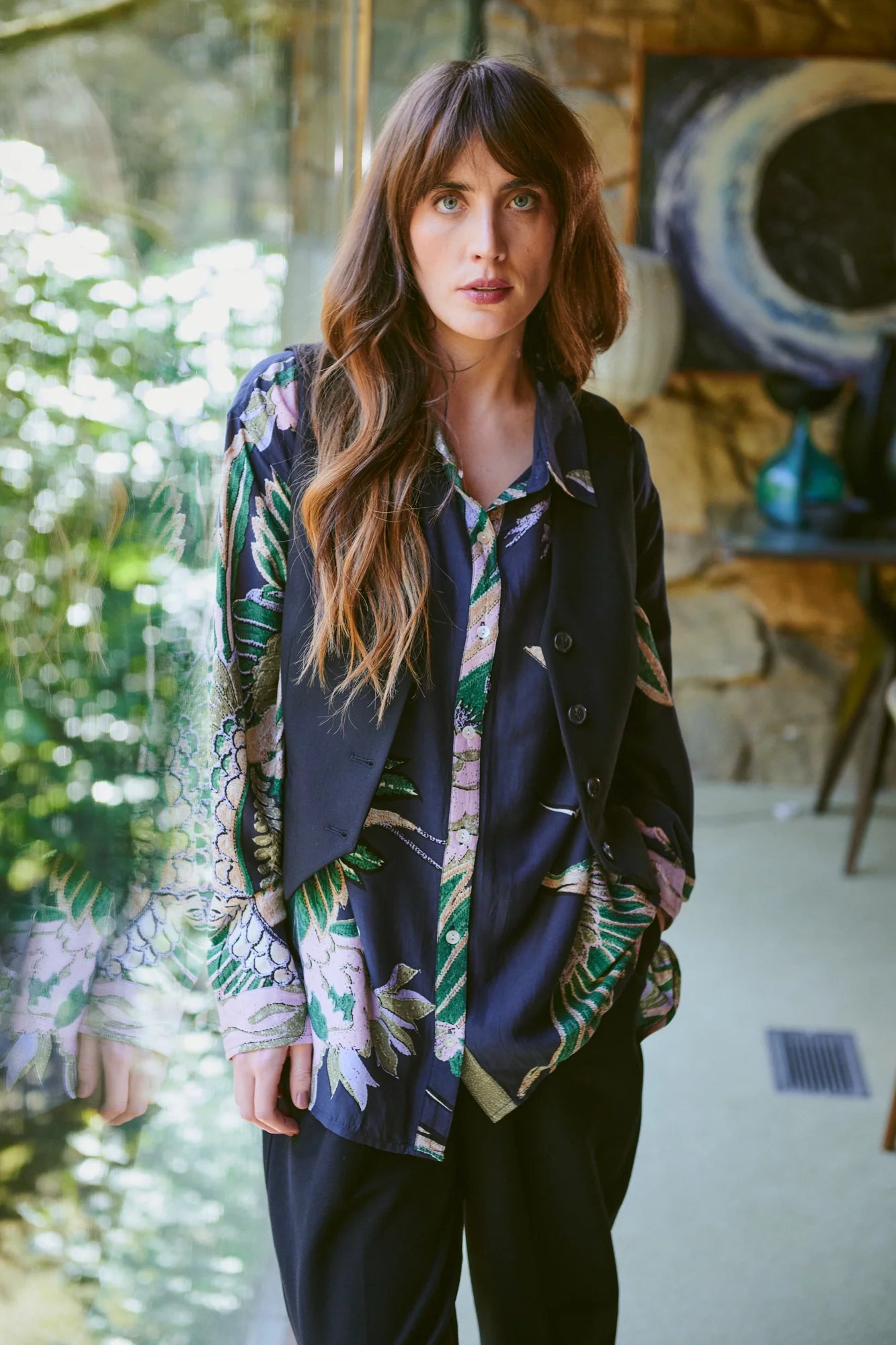 Oversized Shirt, Crane Emerald