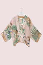 Mini Kimono, Crane Plaster Pink