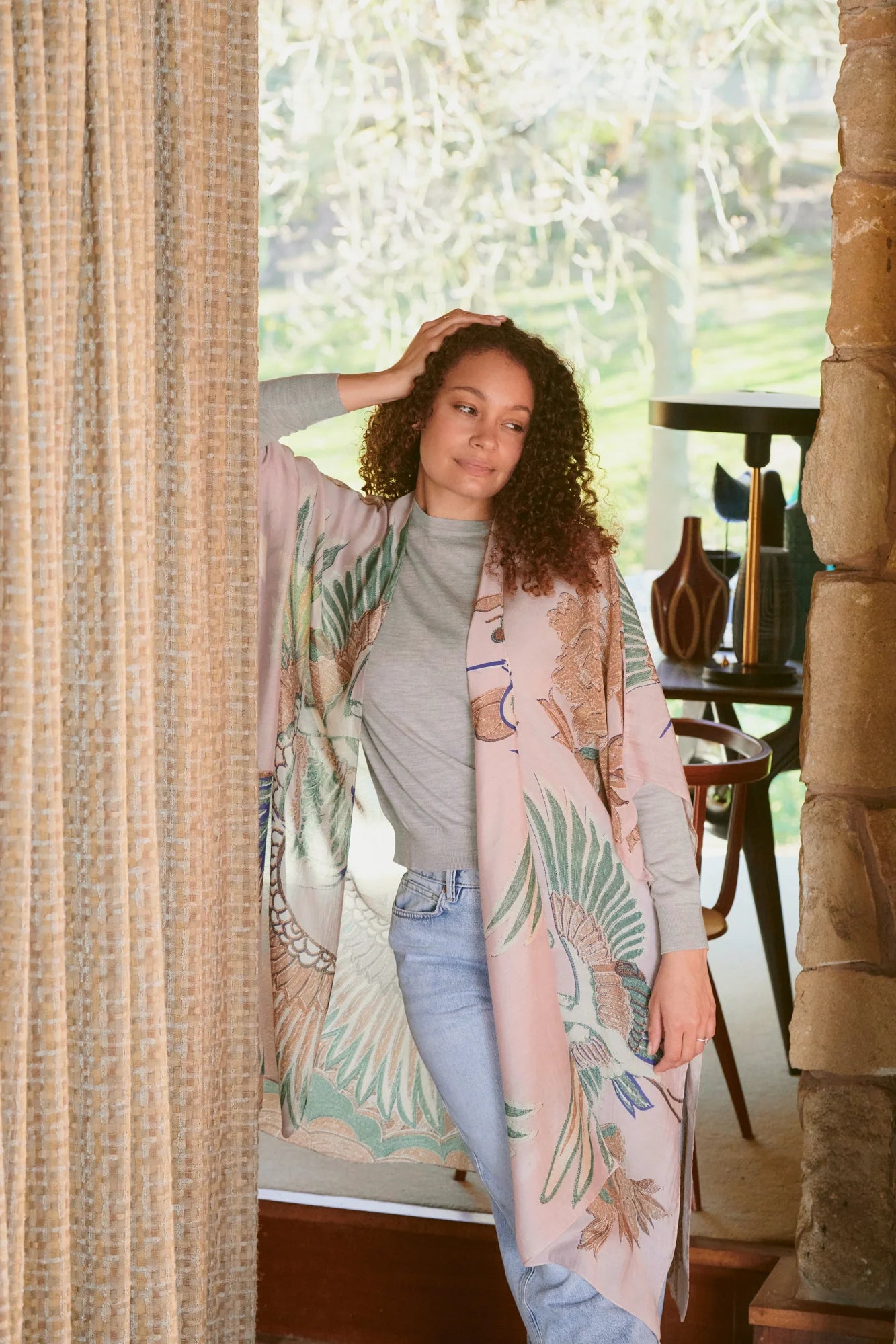 Throwover, Crane Plaster Pink