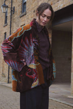Velvet Pocket Jacket, Crane Brown