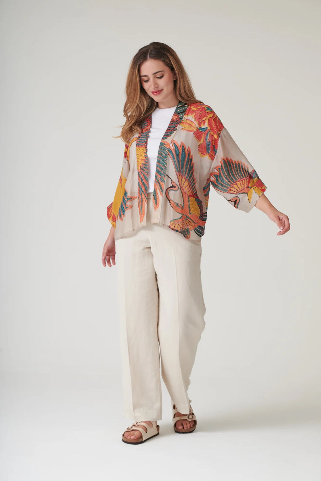 Mini Kimono, Crane Stone