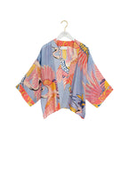 Mini Kimono, Crane Periwinkle