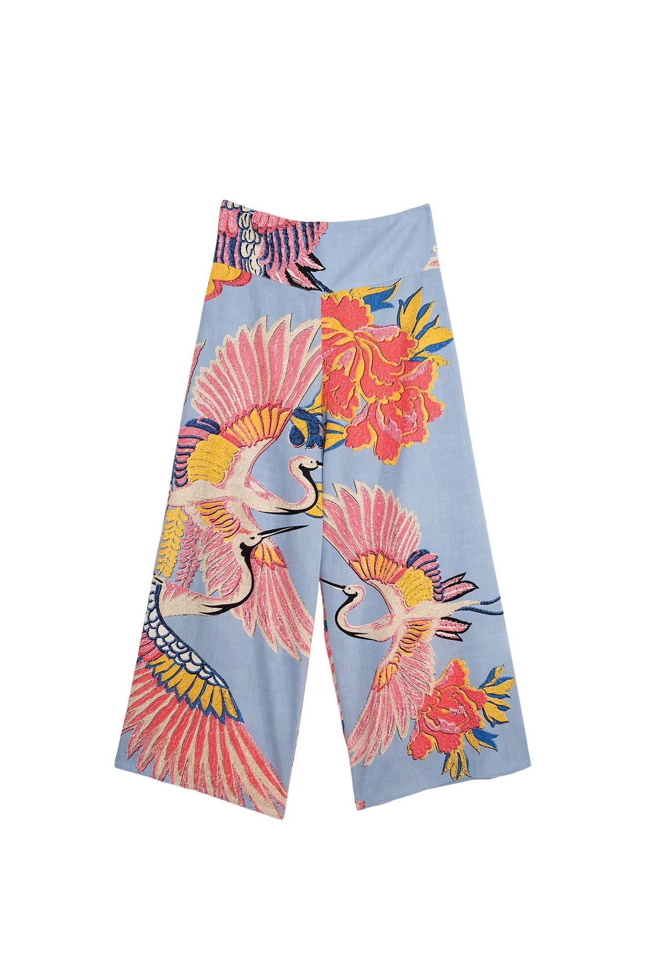 Palazzo Pants, Crane Periwinkle