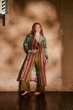 Gown, Fleur De Lys Aqua