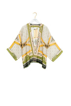 Fleur De Lys Gold Mini Kimono