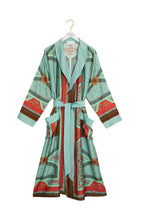 Gown, Fleur De Lys Aqua