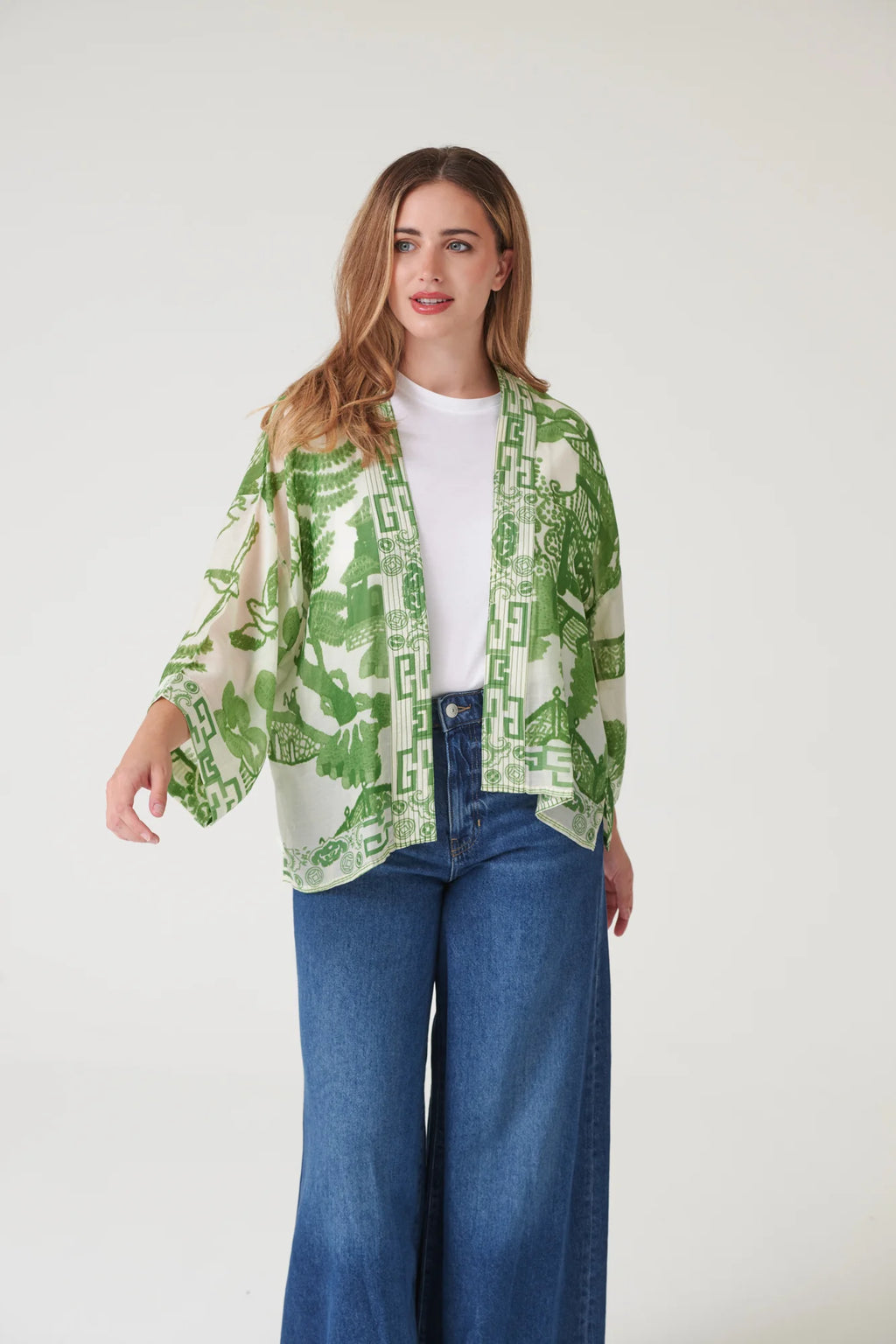 Mini Kimono, Giant Willow Green