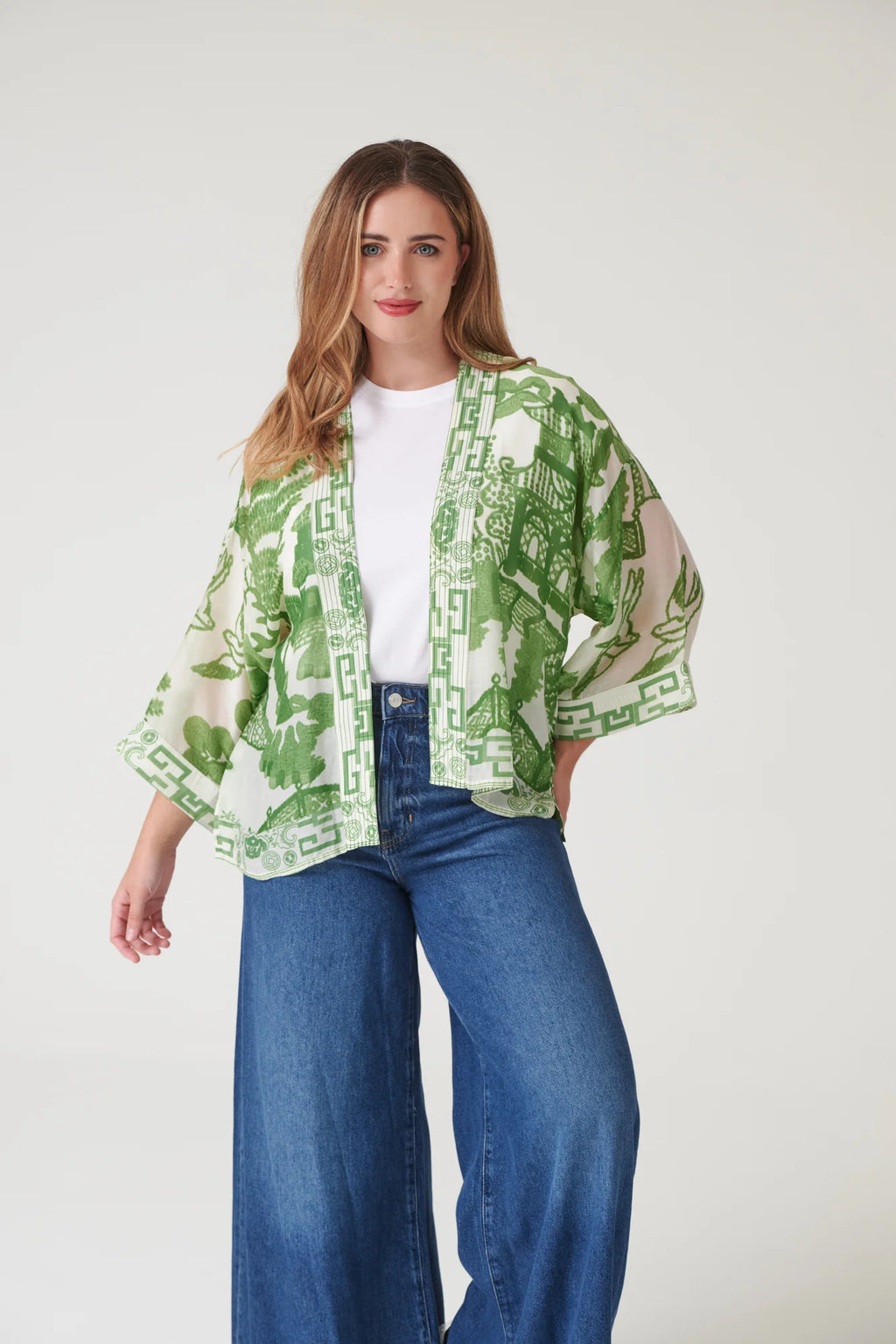 Mini Kimono, Giant Willow Green