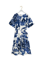 Obi Dress, Giant Willow Blue