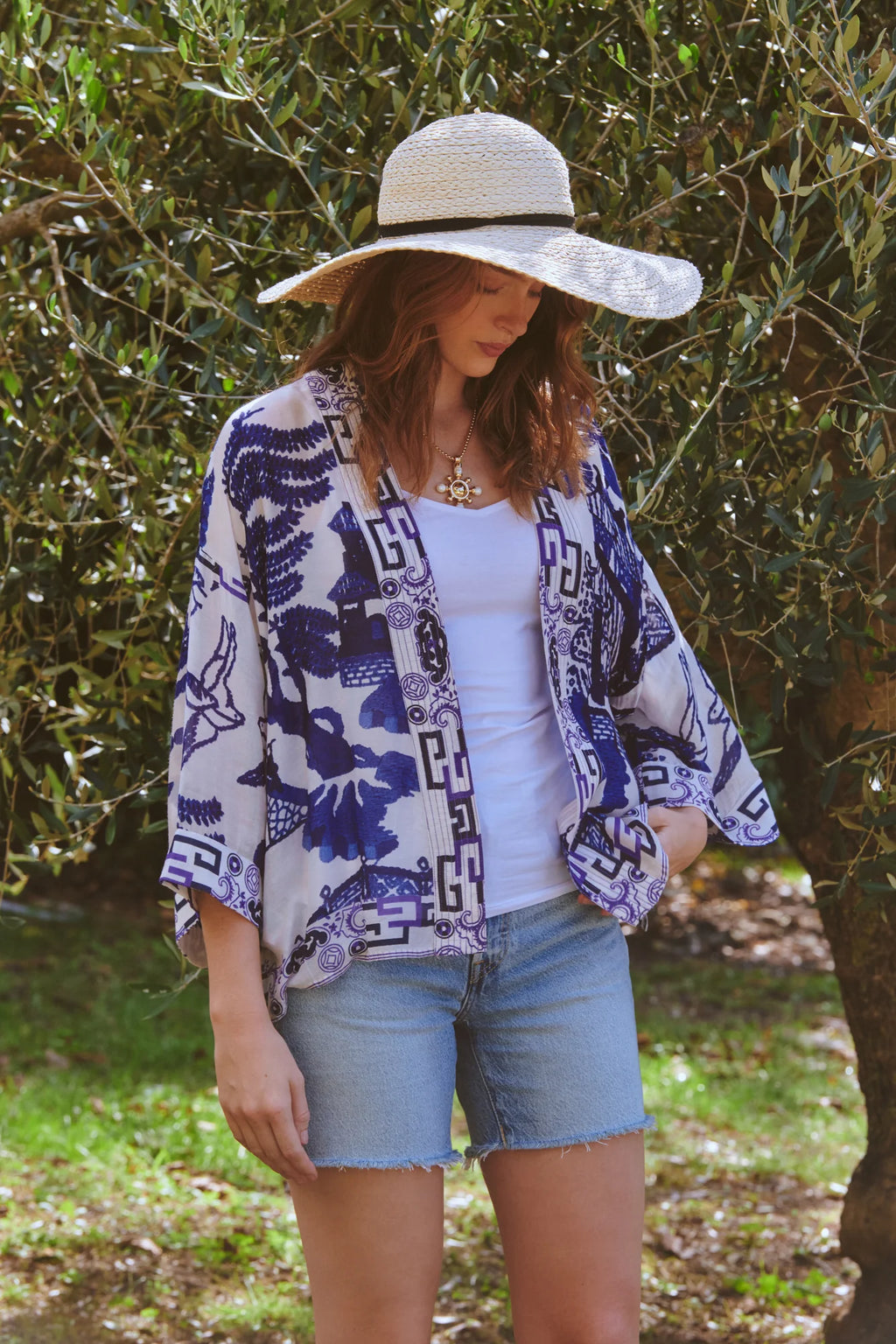 Mini Kimono, Giant Willow Blue