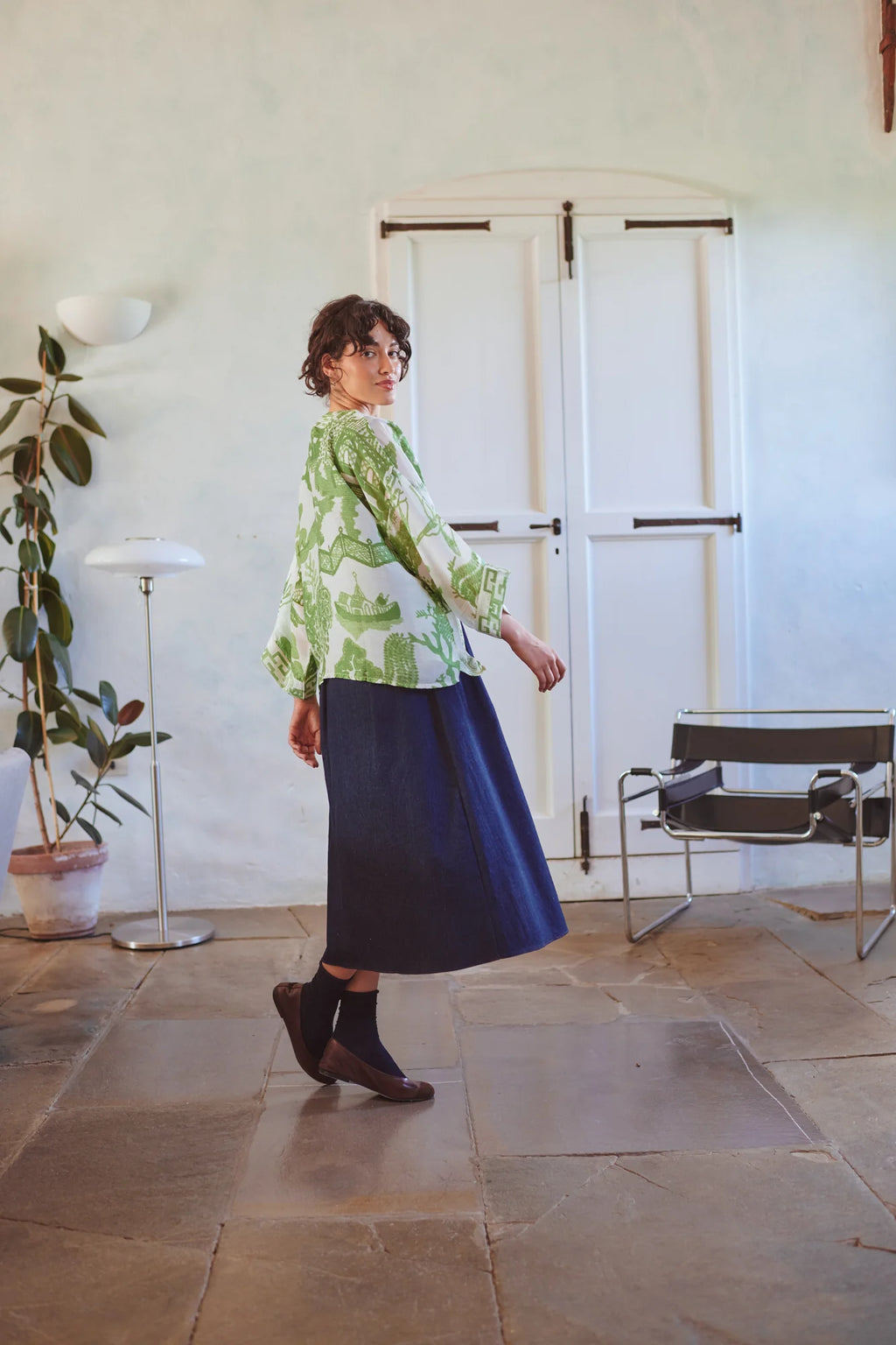 Mini Kimono, Giant Willow Green