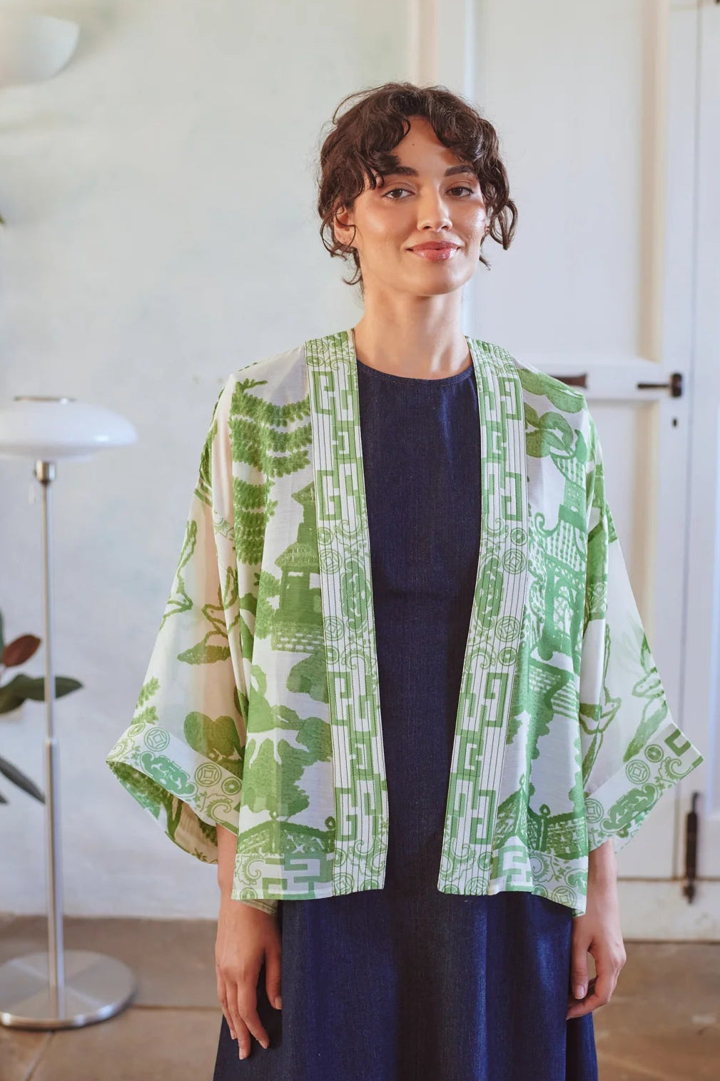 Mini Kimono, Giant Willow Green