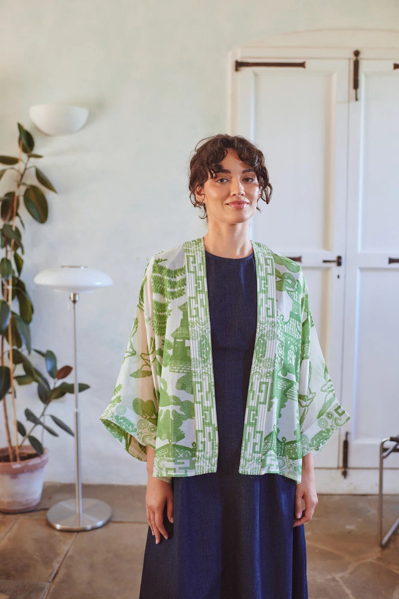 Mini Kimono, Giant Willow Green