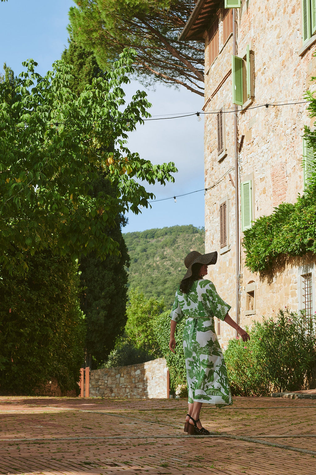 Obi Dress, Giant Willow Green