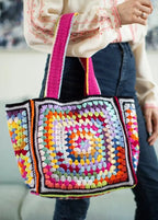 Virkattu Jedda kassi, pinkki, Oshana