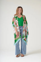 Throwover, Kitsch Bouquet Green