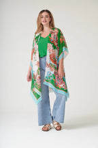 Throwover, Kitsch Bouquet Green