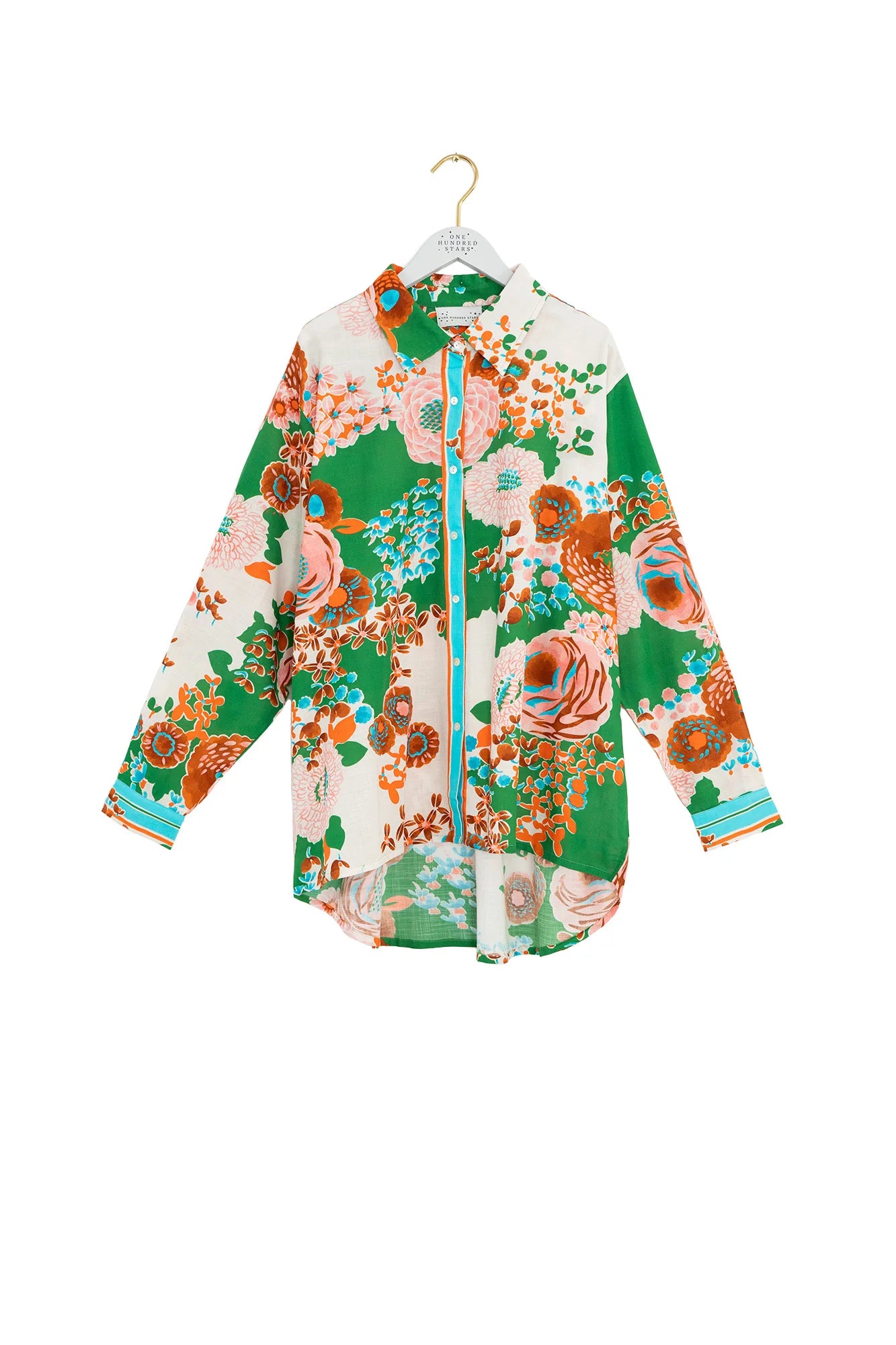 Oversized Shirt, Kitsch Bouquet