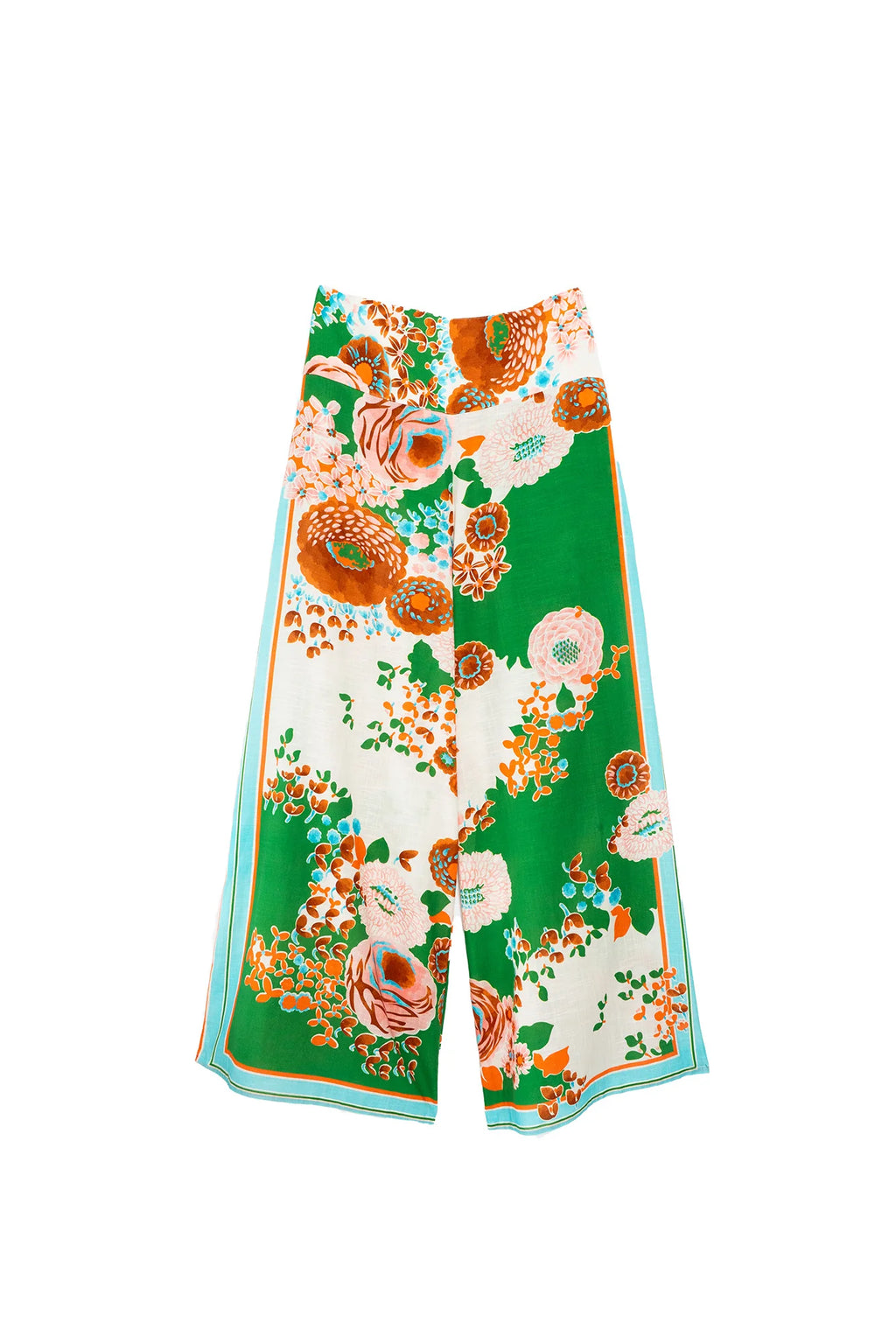 Palazzo Pants, Kitsch Bouquet