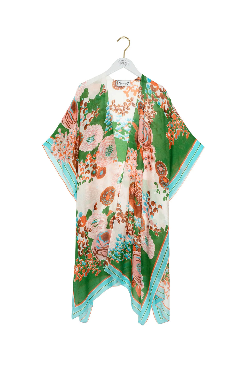Throwover, Kitsch Bouquet Green