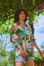 Oversized Shirt, Kitsch Bouquet