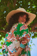 Oversized Shirt, Kitsch Bouquet