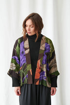 Nasturtium Black Mini Kimono
