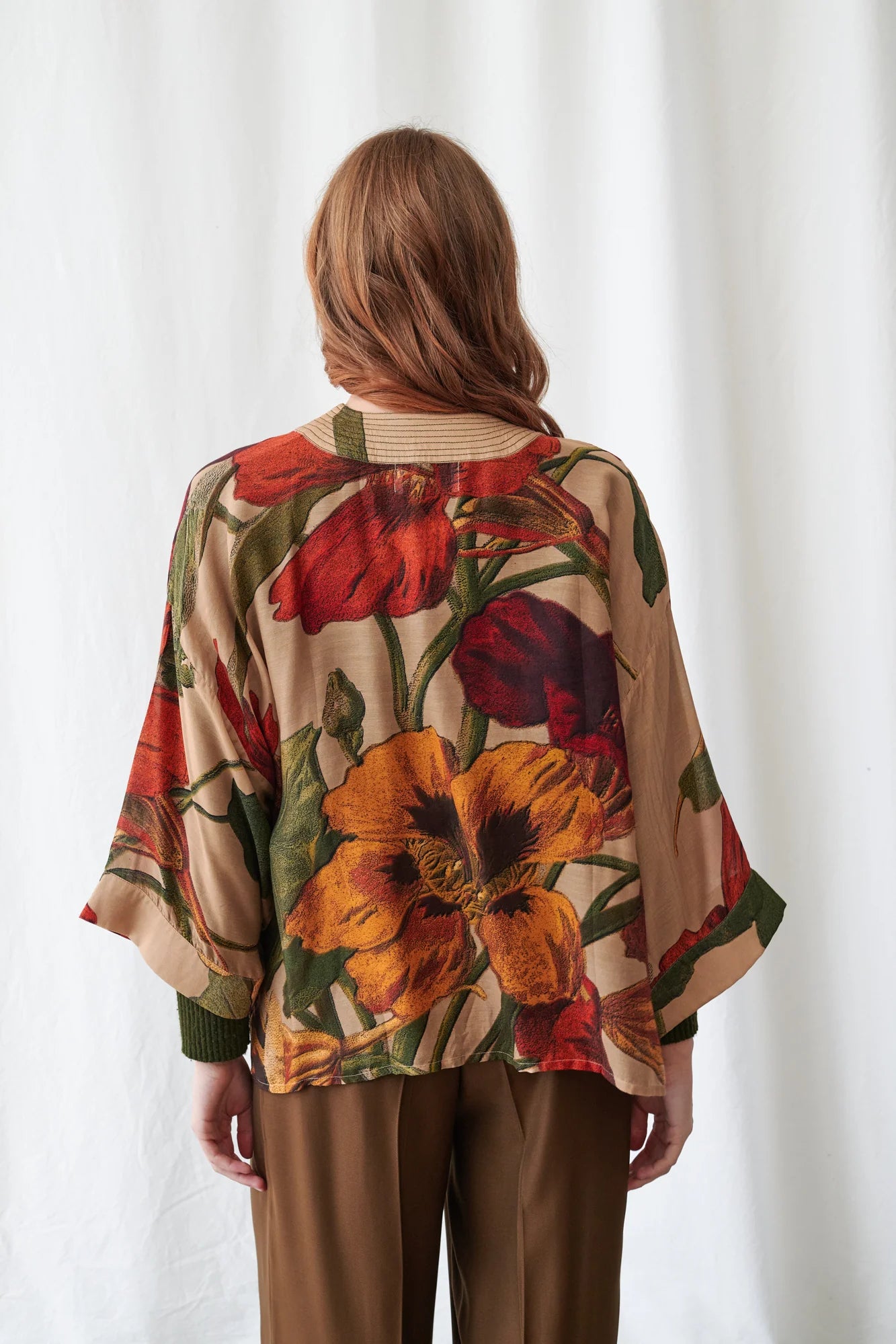 Nasturtium Fawn Mini Kimono