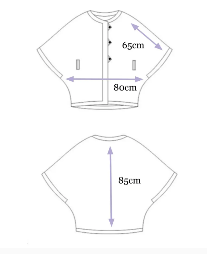 Takki, Pelerine, Crystalline Teal