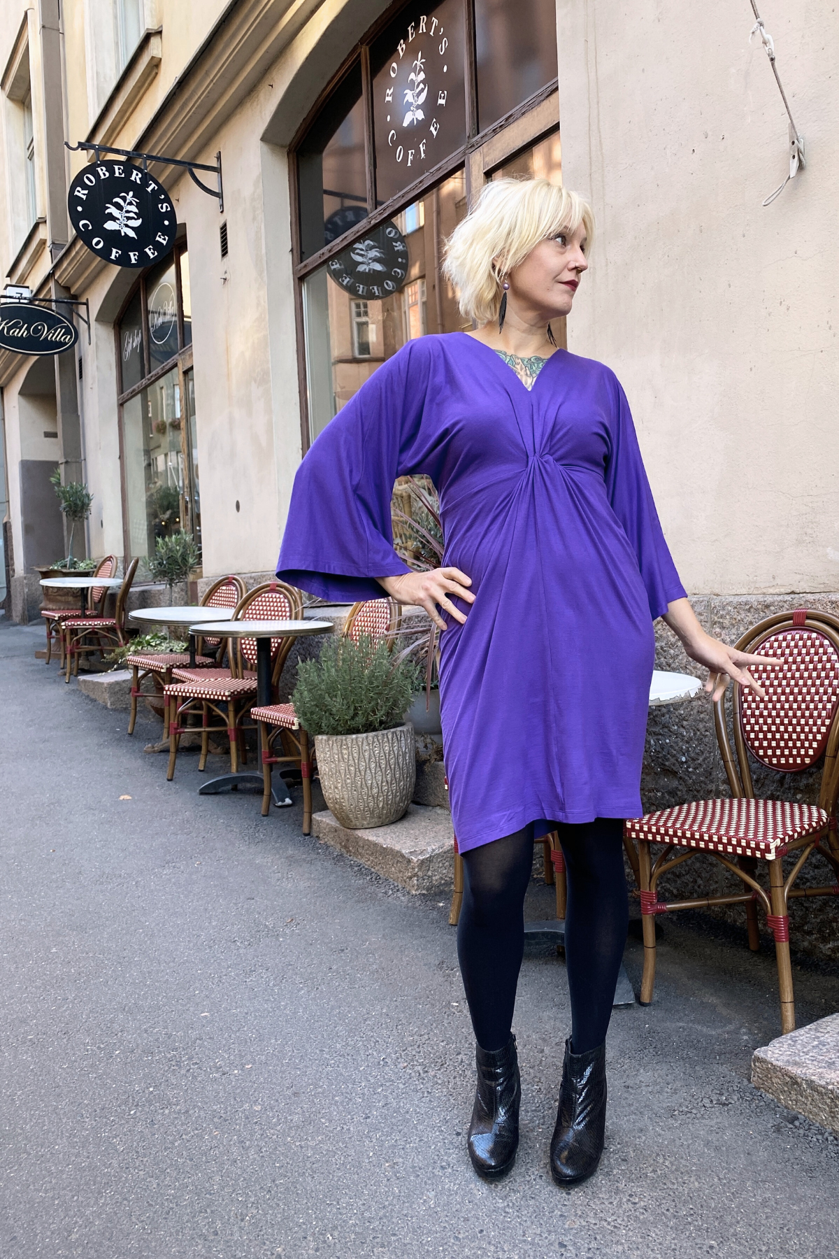 Mekko, Nouveau Knot Short, Lila