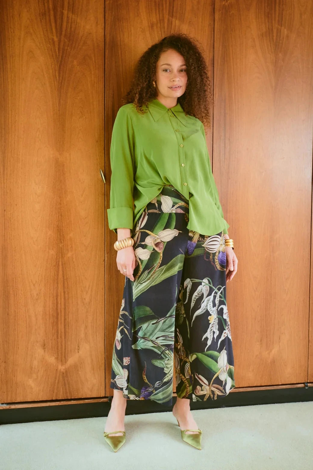 Palazzo Pants, Orchid Black